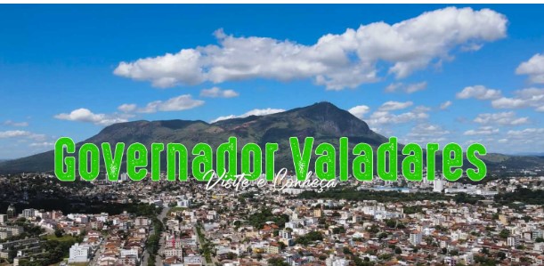 poço artesiano em governador valadares, imagem da cidade vista de cima